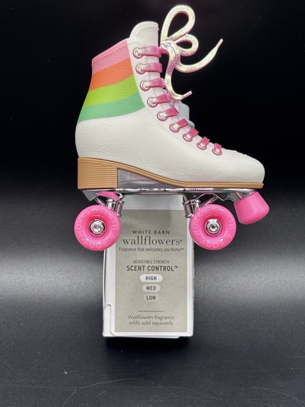 Bath & Body Works Roller Skate Wallflowers Wall Plug in Scent Control 80s Pink